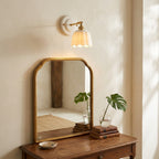 Seraphine Scalloped Ceramic Wall Sconce