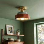 Roselle Hand-Painted Ceramic Pendant Light