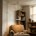 Delphine Hand-Painted Ceramic Pendant Light