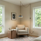 Delphine Hand-Painted Ceramic Pendant Light