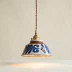 Maris Hand-Painted Ceramic Pendant Light