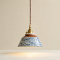 Nami Hand-Painted Ceramic Pendant Light