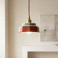 Roselle Hand-Painted Ceramic Pendant Light