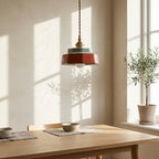 Roselle Hand-Painted Ceramic Pendant Light