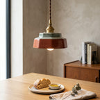 Roselle Hand-Painted Ceramic Pendant Light
