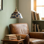 Delphine Hand-Painted Ceramic Pendant Light