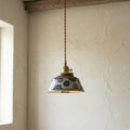 Delphine Hand-Painted Ceramic Pendant Light