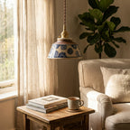Delphine Hand-Painted Ceramic Pendant Light