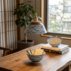 Nami Hand-Painted Ceramic Pendant Light