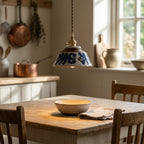 Maris Hand-Painted Ceramic Pendant Light