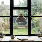 Nami Hand-Painted Ceramic Pendant Light