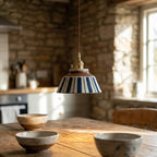 Solen Hand-Painted Ceramic Pendant Light