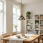 Orla Hand-Painted Dotted Ceramic Pendant Light