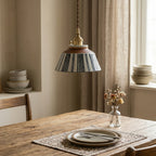 Vela Hand-Painted Ceramic Pendant Light