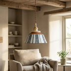 Vela Hand-Painted Ceramic Pendant Light