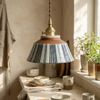 Vela Hand-Painted Ceramic Pendant Light