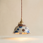 Orla Hand-Painted Dotted Ceramic Pendant Light