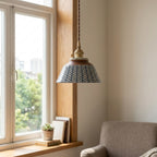 Nerina Hand-Painted Ceramic Pendant Light