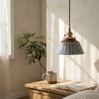 Nerina Hand-Painted Ceramic Pendant Light