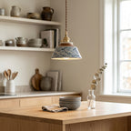 Nami Hand-Painted Ceramic Pendant Light