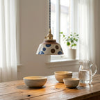 Orla Hand-Painted Dotted Ceramic Pendant Light