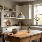 Nami Hand-Painted Ceramic Pendant Light