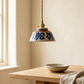 Maris Hand-Painted Ceramic Pendant Light