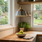 Vela Hand-Painted Ceramic Pendant Light