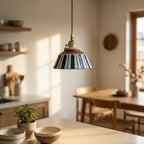 Solen Hand-Painted Ceramic Pendant Light