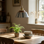 Vela Hand-Painted Ceramic Pendant Light
