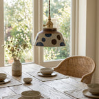 Orla Hand-Painted Dotted Ceramic Pendant Light