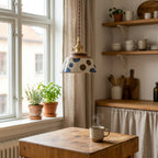 Orla Hand-Painted Dotted Ceramic Pendant Light