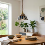 Solen Hand-Painted Ceramic Pendant Light