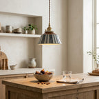 Vela Hand-Painted Ceramic Pendant Light