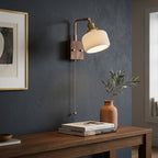 Aster Ribbed Ceramic Wall Light