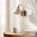 Aster Ribbed Ceramic Wall Light