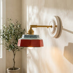 Roselle Hand-Painted Ceramic Wall Sconce