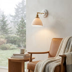 Mirelle Ribbed Ceramic Wall Sconce