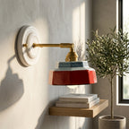 Roselle Hand-Painted Ceramic Wall Sconce