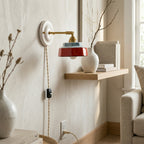 Roselle Hand-Painted Ceramic Wall Sconce