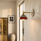 Roselle Hand-Painted Ceramic Wall Sconce