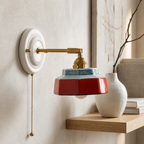 Roselle Hand-Painted Ceramic Wall Sconce